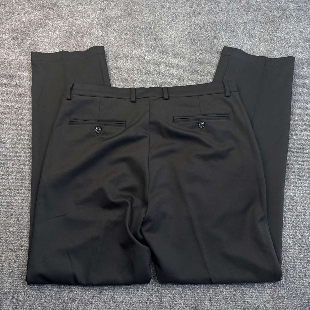 Greg Norman Pleated Chino Pants Mens Size 34x32 Black‎ Casual Golf Slacks - Picture 5 of 10